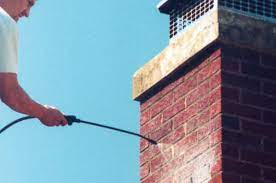 Carbon monoxide safety inspection on gas chimney in Bridgehampton, New York